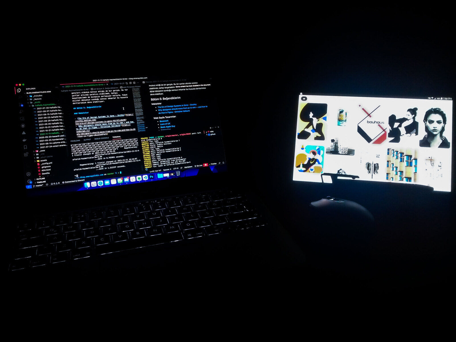 Setup with Tablet