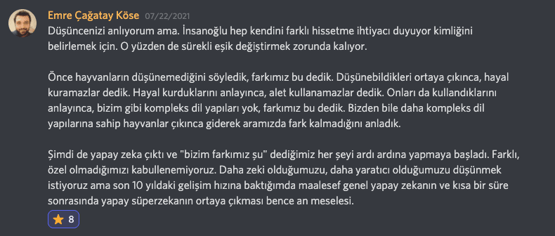 Emre Çağatay Mesaj